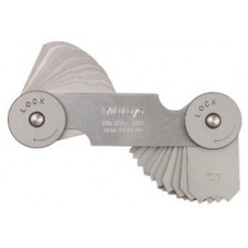 1-7mm Dưỡng đo bán kính 34 lá Mitutoyo 186-105