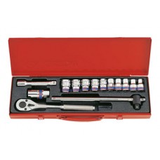 1/2" bộ tuýp 14 chi tiết hệ mét Kingtony 4012MR