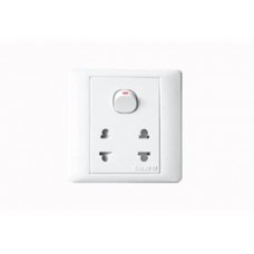 16A Ổ cắm đôi 2 chấu và 1 công tắc 1 chiều 16A Ổ cắm đôi 2 chấu và 1 công tắc 1 chiều