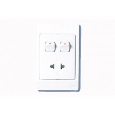 16A Ổ cắm đơn 2 chấu và 2 công tắc 1 chiều ARU /G2 16A Ổ cắm đơn 2 chấu và 2 công tắc 1 chiều ARU /G2