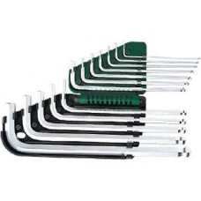 Bộ lục giác đầu bi 12 chi tiết (hệ inch) Sata 09-106